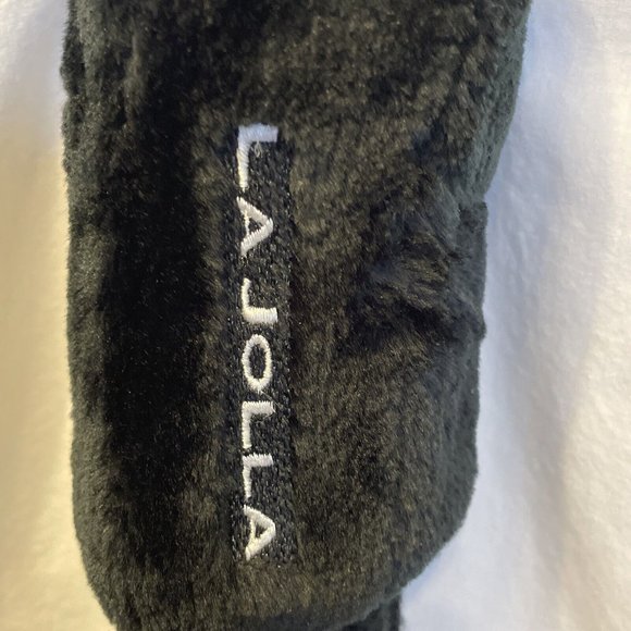 La Jolla Lady Accent Golf Club Headcover Black Gold 16" long Great Used Conditi - Picture 8 of 10
